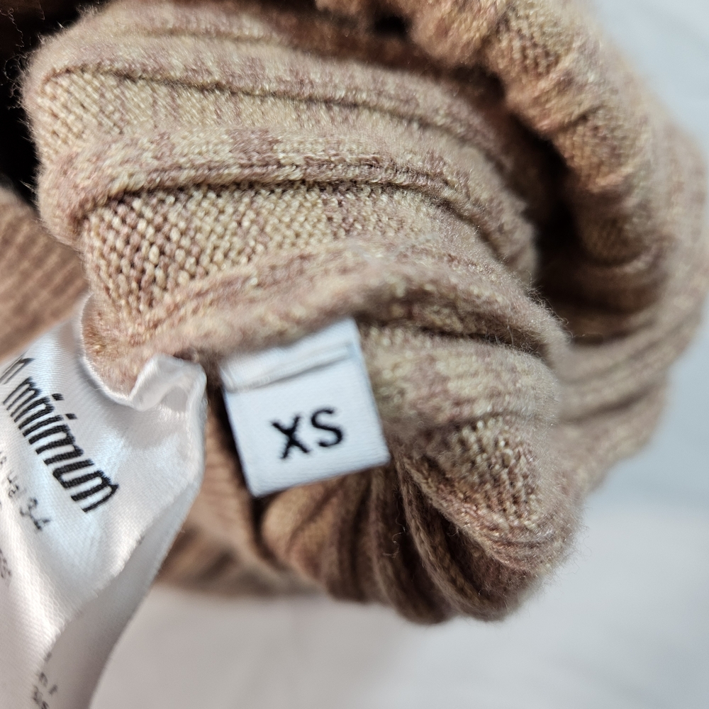 Minimum Ribbed Knit Dress in Brown - Picture 3 of 5